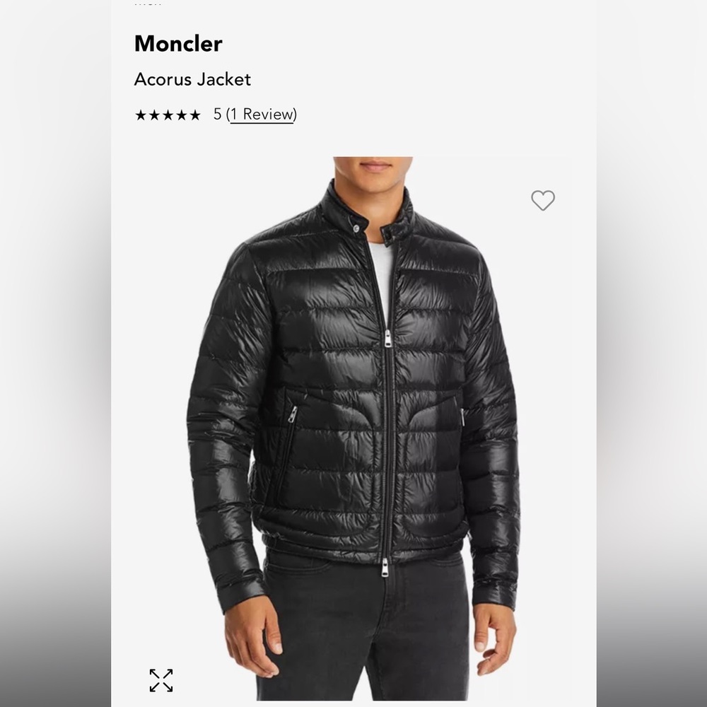 Moncler berriat biker jacket